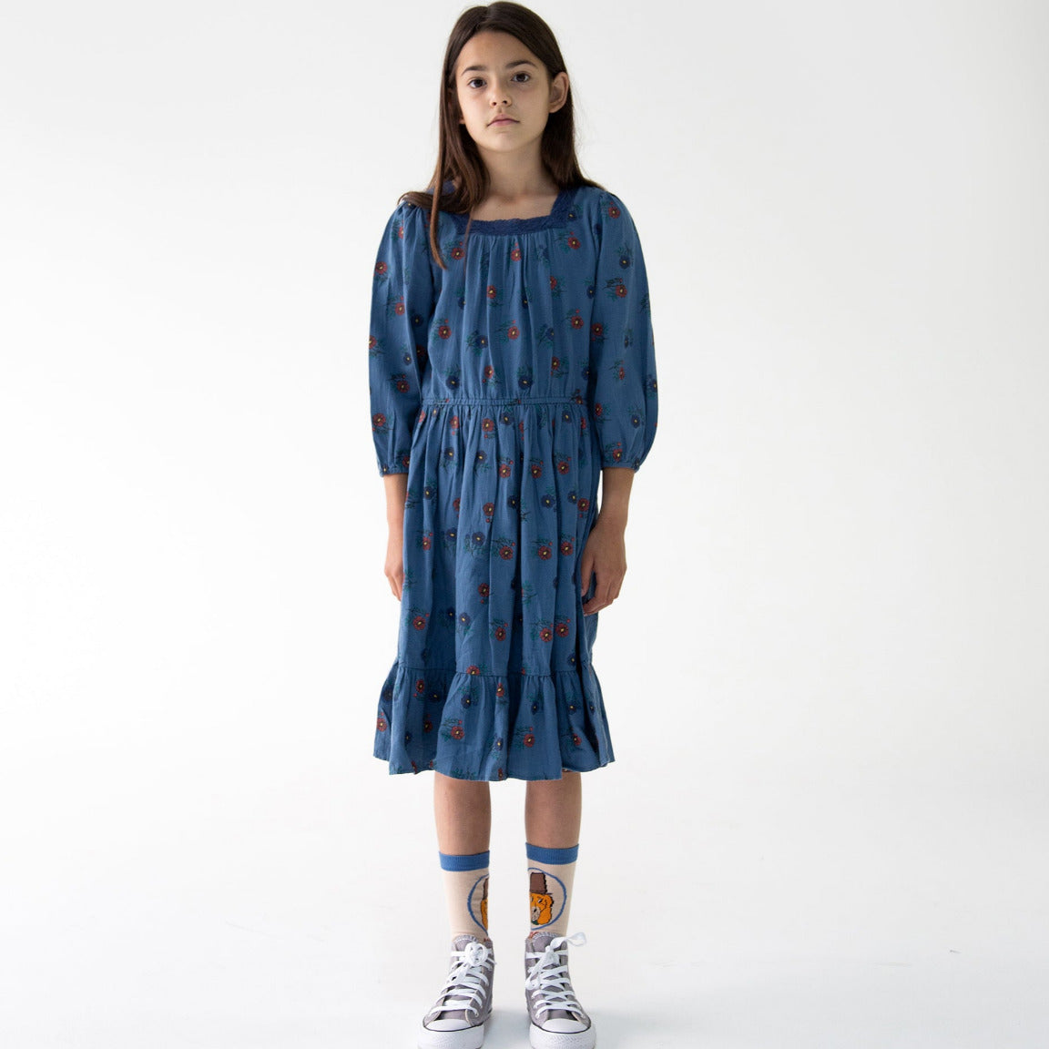 Emma Dress von Wander & Wonder in Dunkelblau