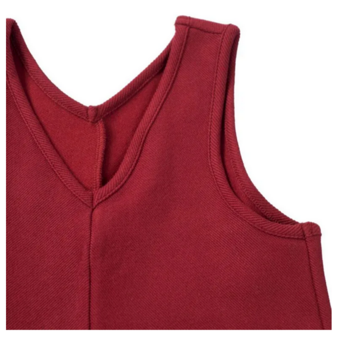 Pinafore Kleid von Littlehedonist in der Farbe "Cordovan"