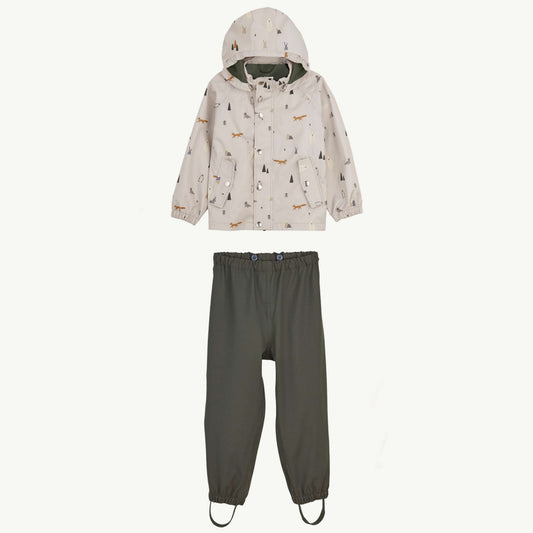 Regenjacke + Hose im Set von Liewood in Arctic mix