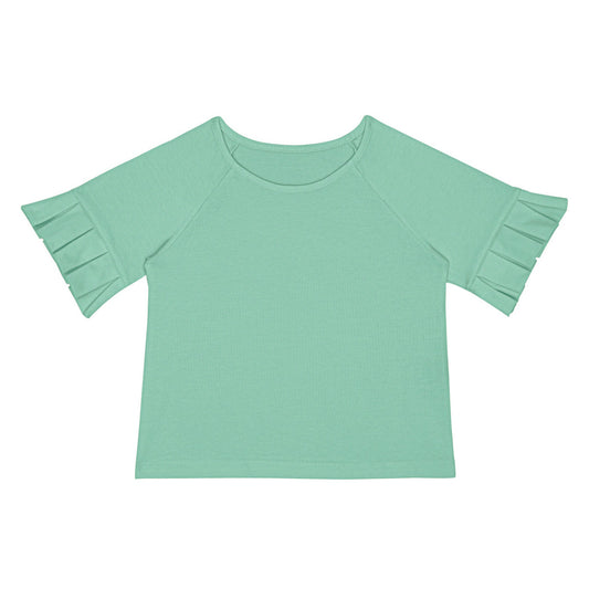 Pleated Shirt Neptune Green